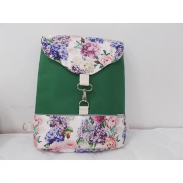 Zöld virág mintával